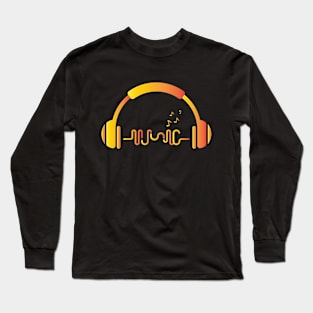 Color Headphones icon Long Sleeve T-Shirt